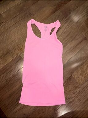 Pink Racerback Tank Top